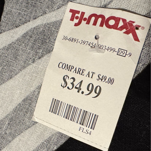 NWT Black and White Patterned Dress SZ M - Picture 9 of 10